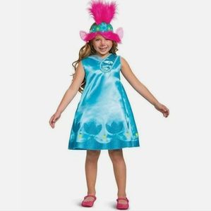 NWT Disguise DreamWorks Trolls World Tour Girls Poppy Halloween Costume New